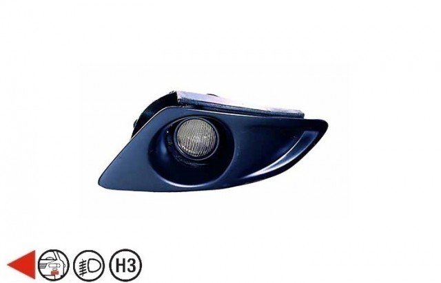 Acessar a peça Luz nevoeiro esquerdo h3 Acessar a peça Luz nevoeiro esquerdo h3