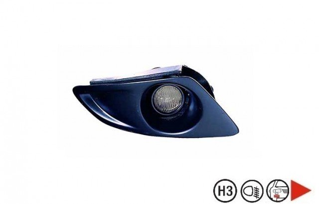 Acessar a peça Luz nevoeiro direito h3 Acessar a peça Luz nevoeiro direito h3