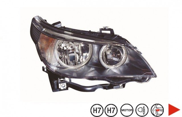 Acessar a peça Farol direito led eletrico com motor h7+h7+w5wx2+py21w tipo he