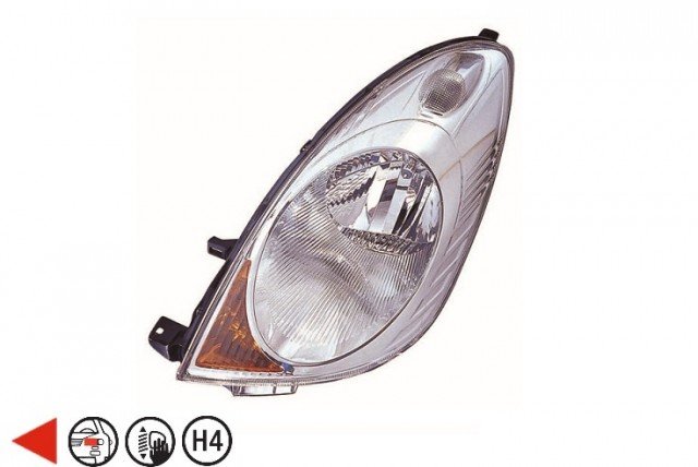 Acessar a peça Farol esquerdo eletrico h4+p21w+w5w