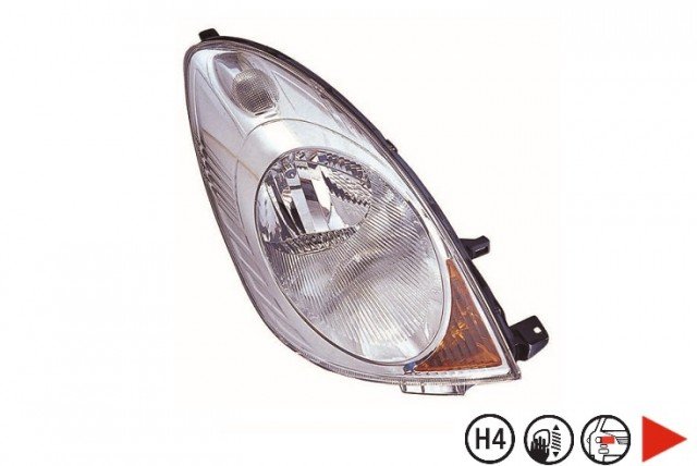 Acessar a peça Farol direito eletrico h4+p21w+w5w