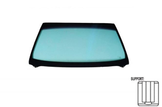 Acessar a peça Para-brisas verde contro solarserigrafiado base espelho janela