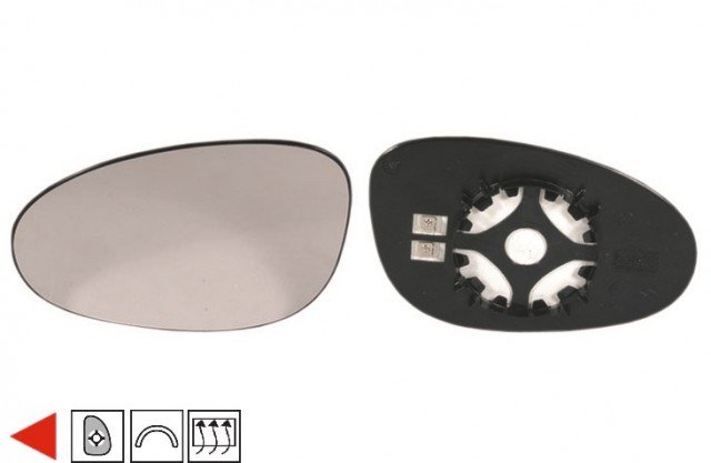 Acessar a peça Cristal com soporte esquerdo,convexo, termico Acessar a peça Cristal com soporte esquerdo,convexo, termico
