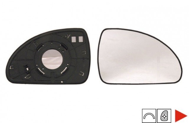 Acessar a peça Vidro com suporte direito convexo Acessar a peça Vidro com suporte direito convexo