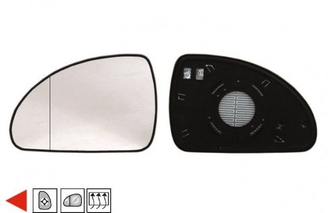 Acessar a peça Vidro com suporte esquerdo asferico, termico