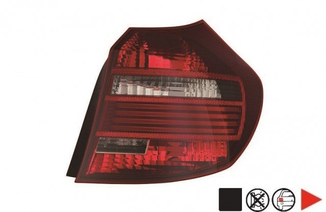 Acessar a peça Grupo optico exterior traseiro direito/preto tipo v 3/5 portas