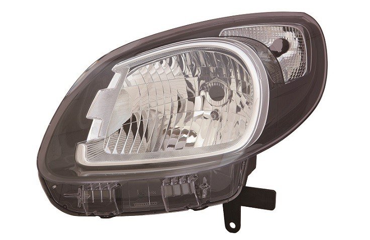 Farol esquerdo H4 [Preto].