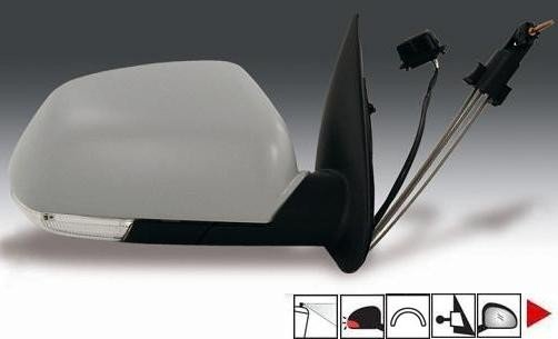 Acessar a peça Espelho direito mecânico, convexo, preparado, com pisca