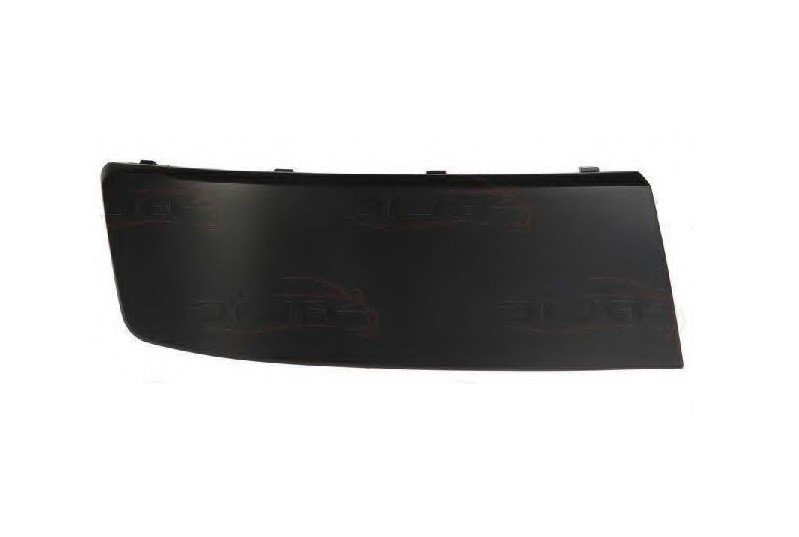 Friso superior direita para choques frente preta sem buracosensor