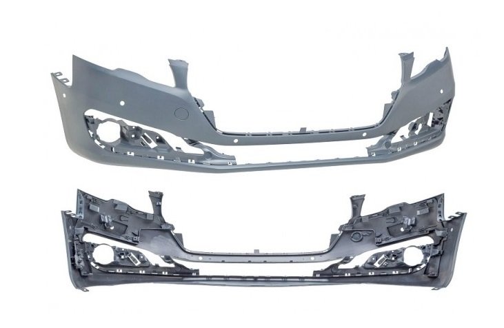 Acessar a peça Para choques frente preparado com buracos sensores com buracos assistente estacionamento
