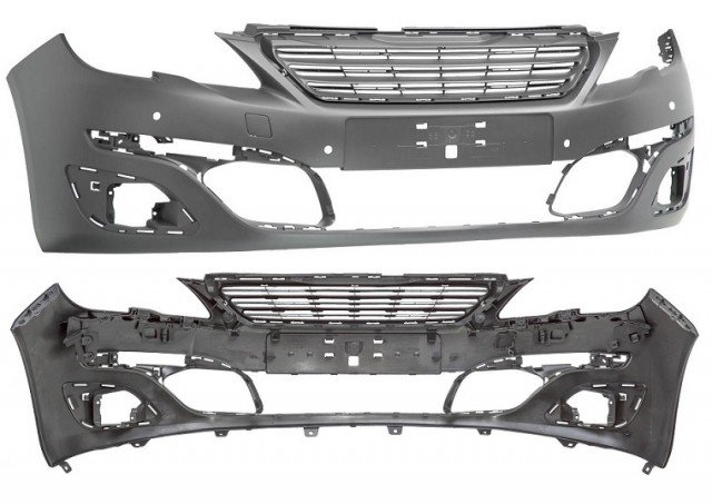 Acessar a peça Para choques frente preparado com buracos nevoeiro com 4 buracos sensores