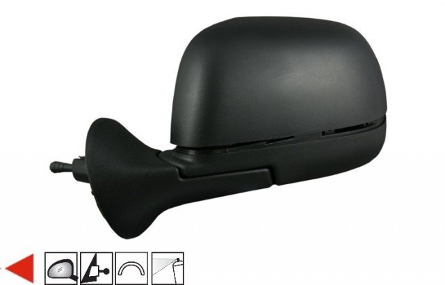 Acessar a peça Espelho esquerdo mecânico, convexo