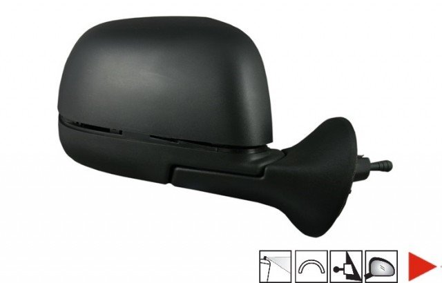 Acessar a peça Espelho direito mecânico, convexo