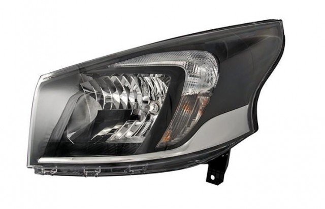 Acessar a peça Farol esquerdo H4 [Preto].