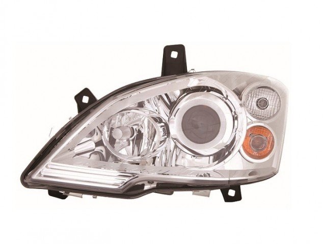 Acessar a peça Farol esquerdo manual/eletrico com motor h7+d1s tipo he