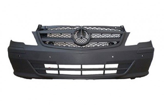 Acessar a peça Para choques frente preto com buracos sensores com grelha