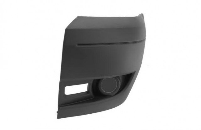 Acessar a peça Ponta para choques frente esquerda preta