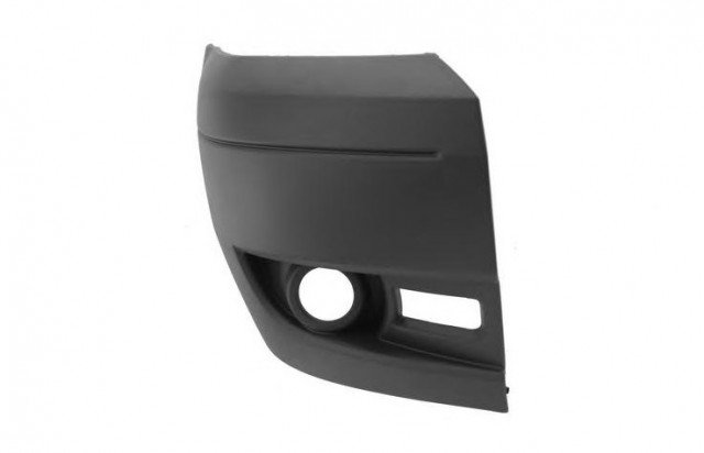 Acessar a peça Ponta para choques frente direita preta com buraco nevoeiro