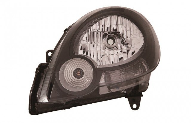 Acessar a peça Farol esquerdo eletrico base preta h4+py21w+p21/5w