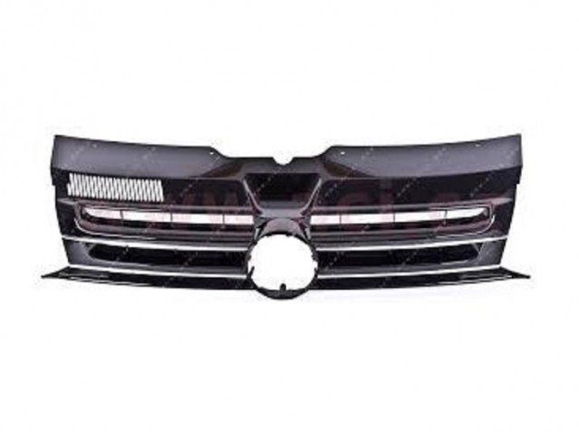 Acessar a peça Grelha frente preta e cromada