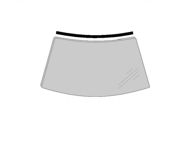 Acessar a peça Friso para-brisas superior