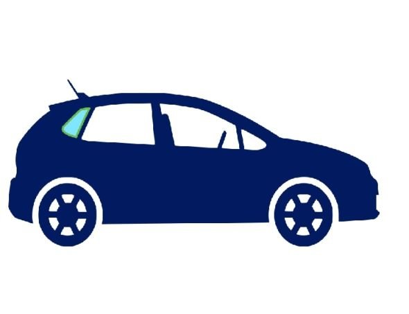 Acessar a peça Janela de vidro lateral direita traseira fixa 3ptas tingida de verde