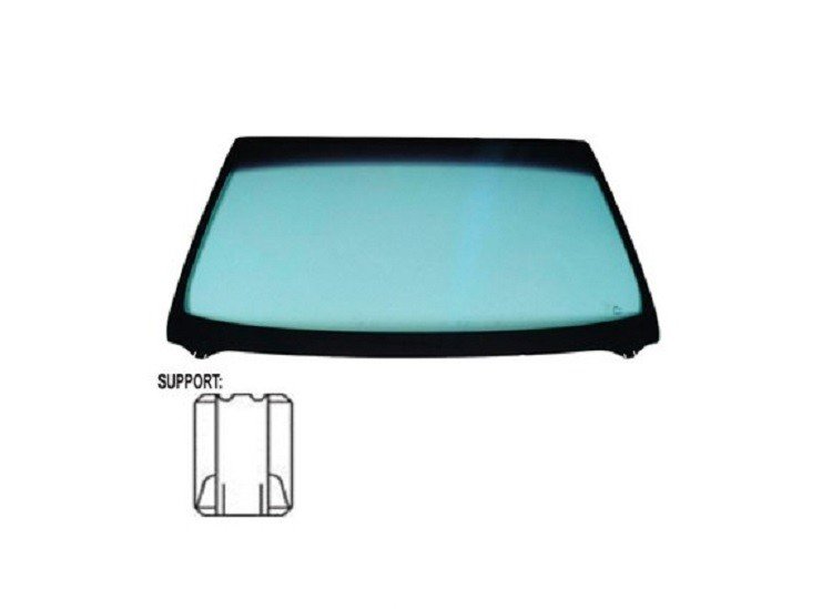 Acessar a peça Para-brisas verde serigrafiado base espelho a 7cm friso superior janela 5 portas/familiar