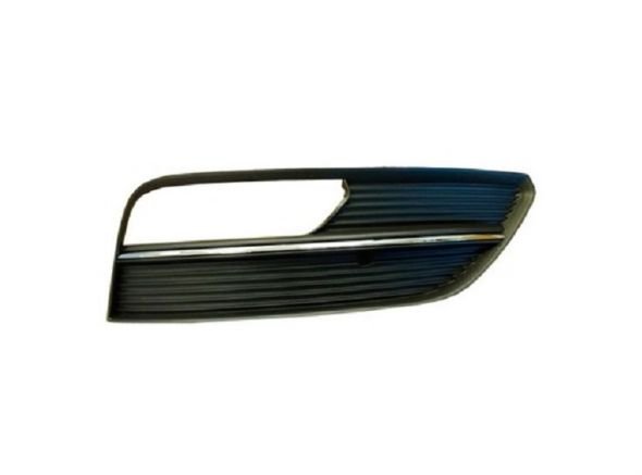 Acessar a peça Grelha direita para choques frente preta com friso cromadacom buraco nevoeiro 3/5 portas