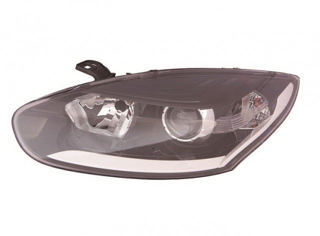 Acessar a peça Farol esquerdo H7+H7+ farol de circulação diurna [Preto] [Preto