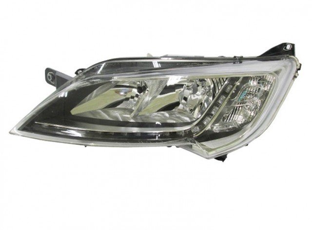 Acessar a peça Farol esquerdo led eletrico com motor/base cromada h7+h7+wy21w tipo a