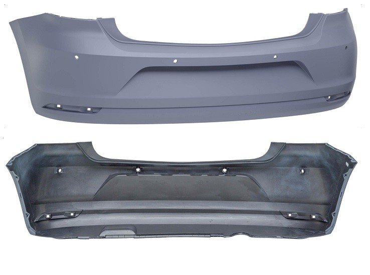 Pára-choques traseiro preparado + sensores escape pequeno VOLKSWAGEN POLO  pour VOLKSWAGEN POLO  Pára-choques traseiro preparado + sensores escape pequeno VOLKSWAGEN POLO  pour VOLKSWAGEN POLO