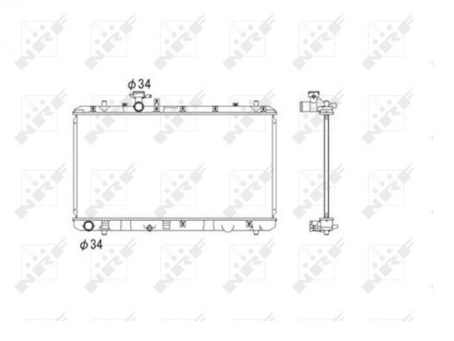 Acessar a peça Radiador 1.6l 16v - 4x4 gasolina Acessar a peça Radiador 1.6l 16v - 4x4 gasolina