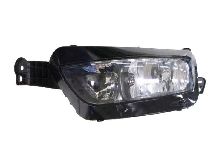 Farol esquerdo eletrico com motor/base preta h7+h7 tipo a