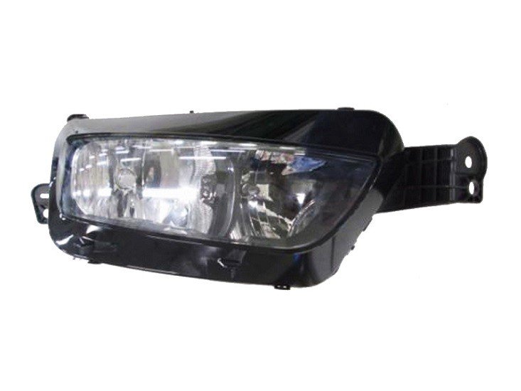 Farol direito eletrico com motor/base preta h7+h7 tipo a