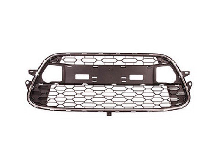 Grelha para choques frente com friso cromada sport