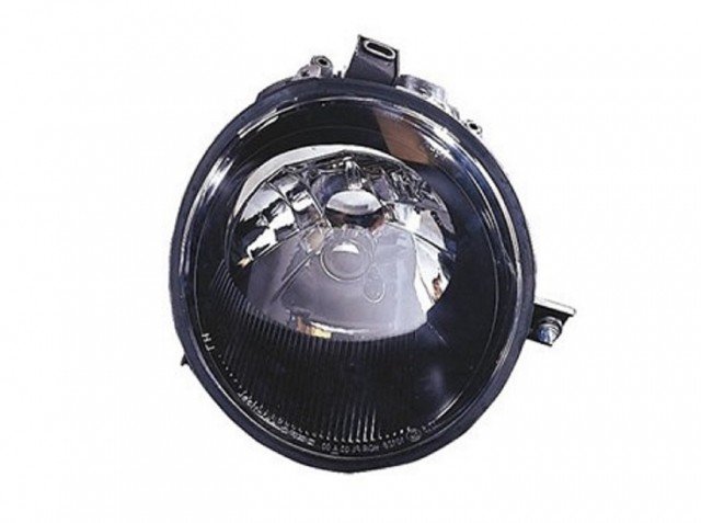 Acessar a peça Farol direito eletrico base preta h4