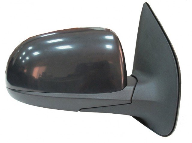 Acessar a peça Espelho direito eletrico, convexo, preparado, guarda lamatible, 5 pins, glossy black