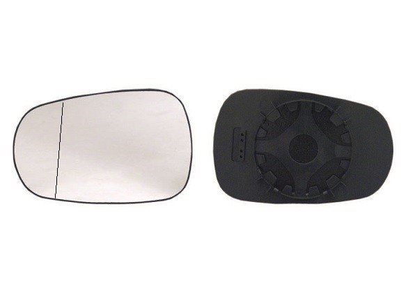 Vidro com suporte reversivel asferico