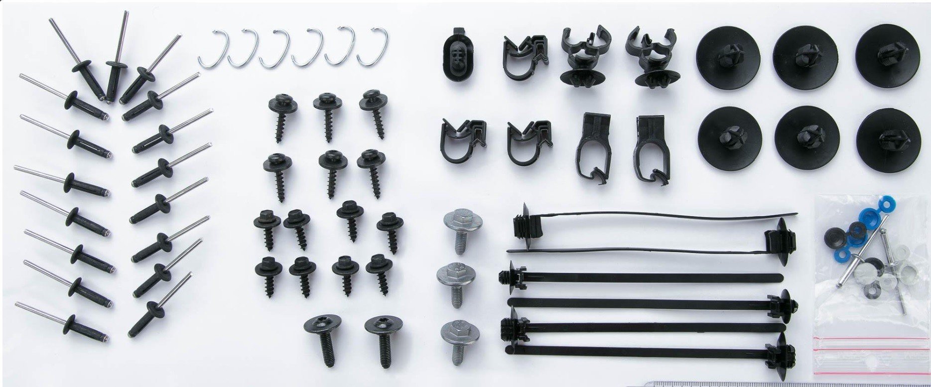 Kit completo de fixação do para choques frente