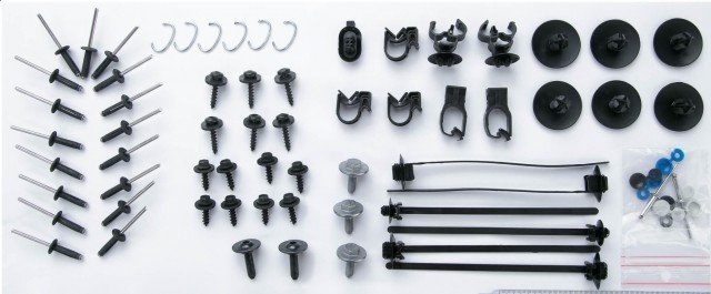 Acessar a peça Kit completo de fixação do para choques frente