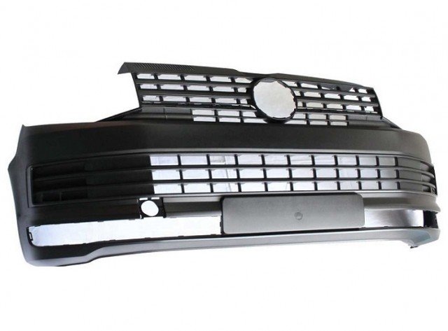 Acessar a peça Para choques frente preto com buracos sensores