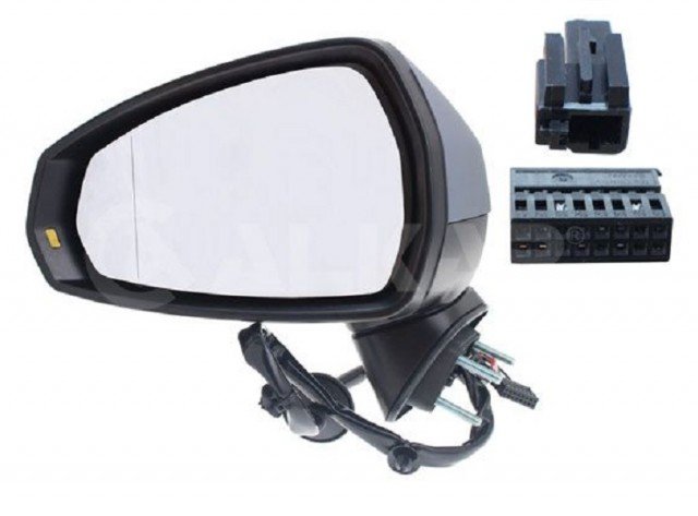 Acessar a peça Espelho retrovisor esquerdo elétrico, asférico, aquecido, preparado, com indicador, side (8 pinos) (Limousine)