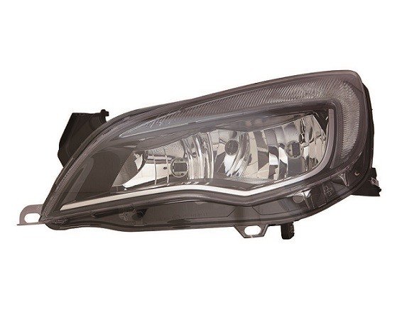 Acessar a peça Farol esquerdo eletrico com motor/preto h7+h7+w21/5w tipo he/borde cromado 4/5 portas