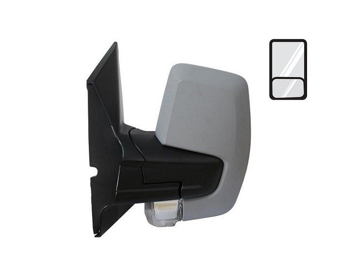 Acessar a peça Espelho esquerdo com ângulo morto, manual, convexo, preparado, com pisca, 2 pins