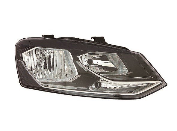 Farol direito H7+H7 [Preto].