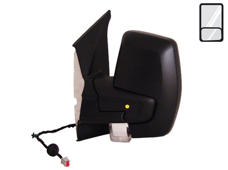 Acessar a peça Espelho direito com ângulo morto, eletrico, convexo, termico, com pisca-pisca, 7 pins