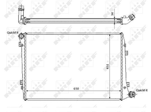 Radiador 1.9l tdi - 2.0l tdi SEAT ALTEA Para modelos (5P1/5P5/5P8) Com ou sem ar condicionado. Caixa manual. Dimensões da viga: Altura 650mm x Largura 440mm x Espessura 34mm.  pour SEAT ALTEA Radiador 1.9l tdi - 2.0l tdi SEAT ALTEA Para modelos (5P1/5P5/5P8) Com ou sem ar condicionado. Caixa manual. Dimensões da viga: Altura 650mm x Largura 440mm x Espessura 34mm.  pour SEAT ALTEA