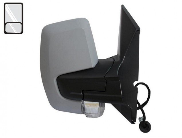 Acessar a peça Espelho dir. com ângulo morto,eletr.,conv.,term.,preparado,guarda lamatible,pisca,9pins