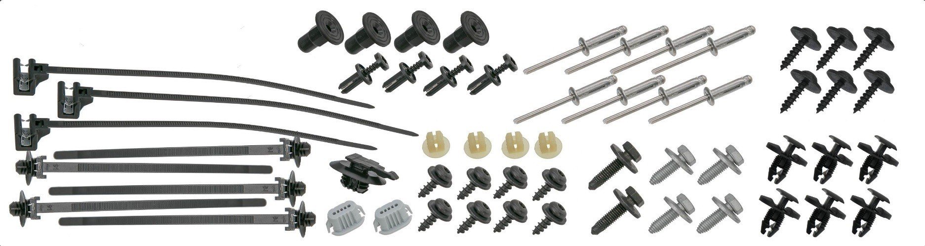 Kit completo de fixação do para choques traseiro