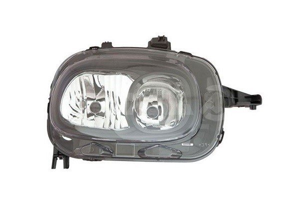 Farol direita eletrico h7+h7 tipo v